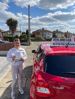 Another first time pass. Well done Jessica