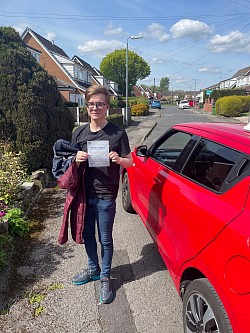 Matthew passed his driving test first time at Bolton driving test centre on 3rd May 2023.