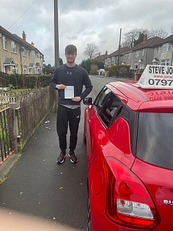 Charlie passed at Bolton driving test centre on 2 February 2023.