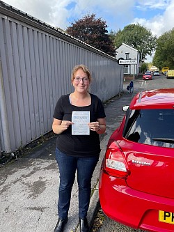 Jenny passed her driving test on 10 October 2022 at Bolton driving test centre first time with only 1 fault