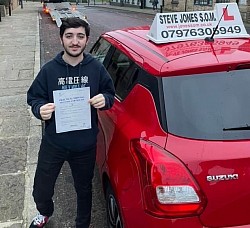 Jake passed his driving test at Bolton driving test centre on 23 November 2021. A great drive and only 2 driving faults.