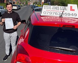 Ben passed his driving test today at Bolton driving test centre on8 September 2021.  Another first time pass and ZERO driving faults.