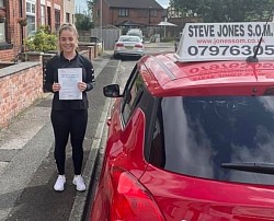 Lucy passed her driving test at Bolton driving test centre on 23 August 2021. Another first time pass and a great drive.