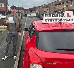 Charlie passed his driving test at Bolton driving test centre on 7 March 2025. Another first time pass.