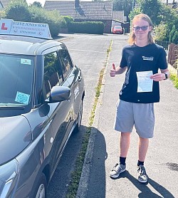 Josh passed his driving test on 15 August 2025at Bolton driving test centre. Another first time pass with ZERO driving faults.