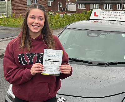 First time pass. Driving lessons Bolton