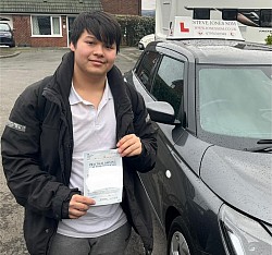 Justin passed his driving test on 5 February 2026 at Bolton driving test centre. Second pass of the day and only 2 driving faults.