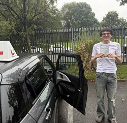 Zak passed his driving test on 6 October 2026 at Bolton driving test centre.